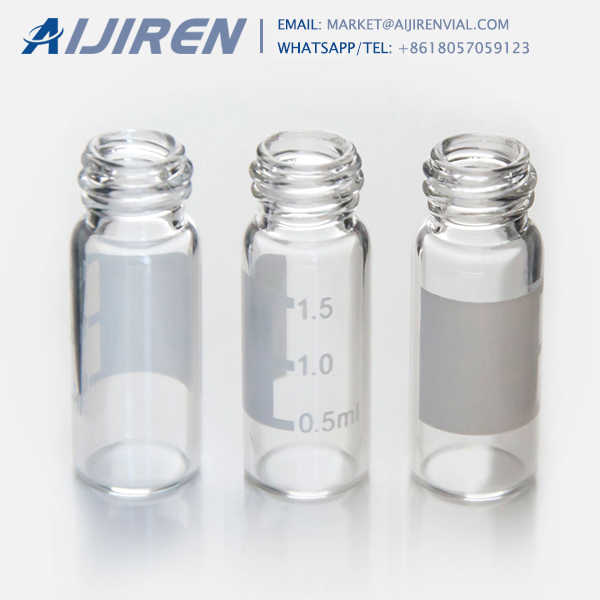 Customized 11mm snap top hplc vials Aijiren  